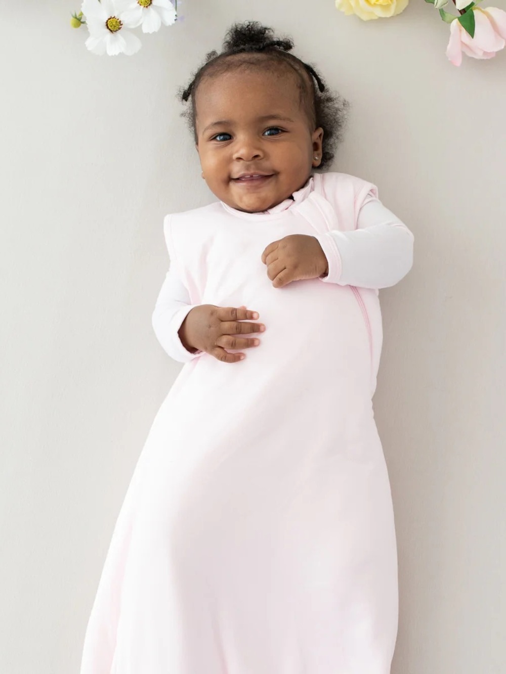 Kyte Baby Sleep Sack in Pale Pink Sakura M 1.0 TOG - Picture 2 of 15